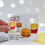 You Are The Burger To My Fries Valentine's Earrings, thumbnail 3 of 12