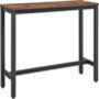 Narrow Industrial Bar Table With Sturdy Metal Frame, thumbnail 5 of 5