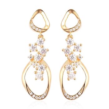 Volcan Earrings In 18ct Gold Vermeil, 2 of 4