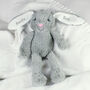 New Baby Gifts Personalised Bunny Soft Toy, thumbnail 4 of 9