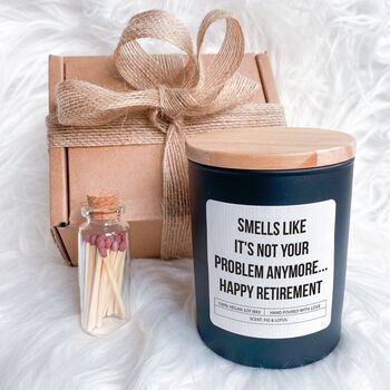 Funny Retirement Candle Gift For Him Her, 2 of 5