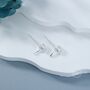 Extra Tiny Seed Pod Stud Earrings In Sterling Silver, thumbnail 4 of 12