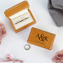 Personalised Double Wedding Ring Wooden Box, thumbnail 1 of 7