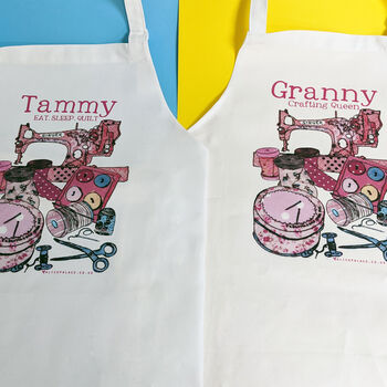 Personalised Sewing Apron, 7 of 9