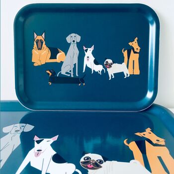 Doggy Friends Large Wooden Tray, 4 of 7