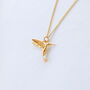 Personalised 30th Birthday Gift For Her, Hummingbird Necklace, thumbnail 7 of 7
