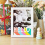 Hello New Baby Rainbow Personalised Print, thumbnail 6 of 7