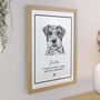 Dog Portrait Dog Owner Gifts, thumbnail 1 of 10