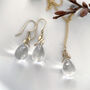 Willow Twig Necklace With Crystal Quartz, thumbnail 2 of 4