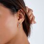 Volcan Stud Drop Earrings, thumbnail 6 of 9