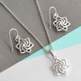 Sterling Silver Swirling Star Necklace, thumbnail 3 of 5