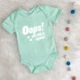 Oops We Did It Again! 2nd Baby Announcement Babygrow, thumbnail 1 of 7