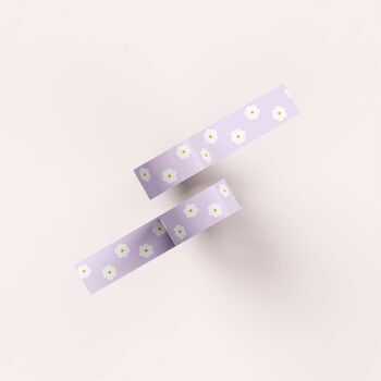 Purple Flower Washi Tape, 4 of 4