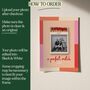 Personalised A Perfect Match Matchbook Print, thumbnail 7 of 12