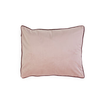 Personalised Pet Bed In Pink Velvet, 3 of 7