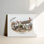 Personalised 'Where It All Began' Watercolour Print, thumbnail 2 of 9
