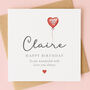 Personalised Birthday Balloon Card For Husband, thumbnail 2 of 7