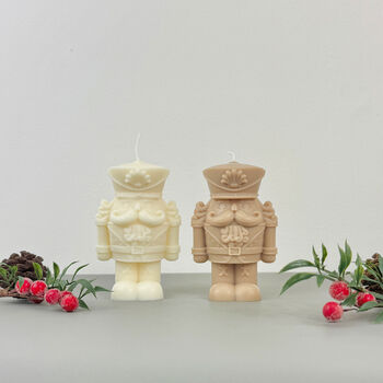 Large Christmas Nutcracker Candle And Christmas Decor, 8 of 12
