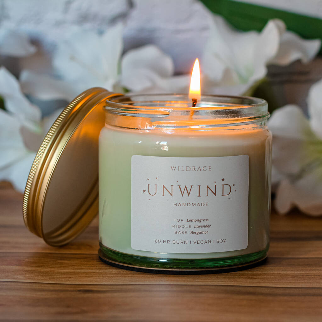 Unwind Sleep Aid Candle By WILDRACE
