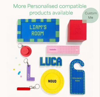 Personalised Brick Compatible Namesign, 9 of 9