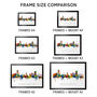 Newcastle Cityscape Skyline Print, thumbnail 5 of 12