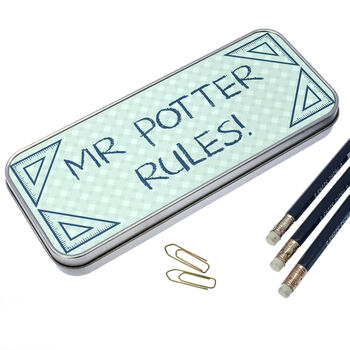 Personalised Teacher's Pencil Case Tin, 3 of 3