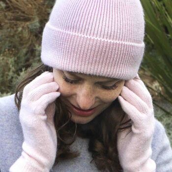 Ladies Wool Scarf, Gloves, Hat Personalised Gift Box Set, 8 of 8
