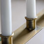Gold Metal House Multi Candle Holder, thumbnail 2 of 3