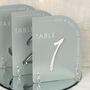 Modern Arch Acrylic Wedding Table Number, thumbnail 3 of 7