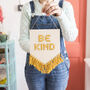 Be Kind Tasseled Embroidery Board Kit, thumbnail 2 of 12