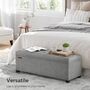 Storage Ottoman Footstool With Lid Feet Bed End Bench, thumbnail 2 of 12