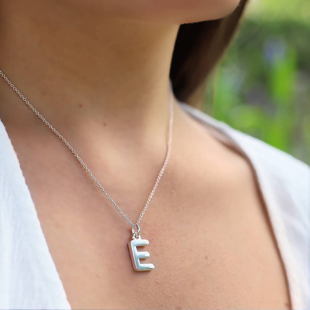 INITIAL NECKLACE - STERLING SILVER – Billini