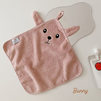 Personalised Kids Animal Themed Cotton Wash Towel, 3 of 11