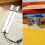 Personalised So A New Chapter Begins Pewter Bookmark, thumbnail 2 of 6