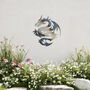 Metal Dragon Wall Art For Mythical Garden Decor And Gift, thumbnail 8 of 10