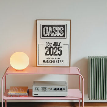Oasis 2025 Tour Poster, 7 of 9