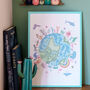 Our Planet A3 And A4 Print, thumbnail 1 of 2