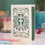 Personalised Papercut First Holy Communion Card My/Our Grandson, thumbnail 4 of 5