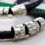 Personalised Mens Silver Scroll Bracelet, thumbnail 6 of 7
