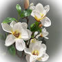 Faux Flowers Stems Magnolia, thumbnail 1 of 5