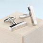 Personalised Special Coordinates Bar Cufflinks, thumbnail 1 of 9