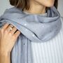 Personalised Silver Stars Constellations Scarf, thumbnail 4 of 12