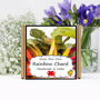 Gardening Gift. Rainbow Chard Veg Growing Kit, thumbnail 1 of 4