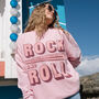 Rock And Roll Women's British Seaside Slogan Sweatshirt, thumbnail 1 of 4