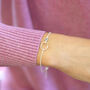 Mother And Child Circle Birthstone Bracelet, thumbnail 4 of 7