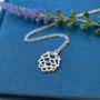 Sterling Silver Textured Pine Cone Necklace, thumbnail 8 of 10
