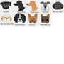 Dog Cross Stitch Kit Craft Decoration Letterbox, thumbnail 3 of 8