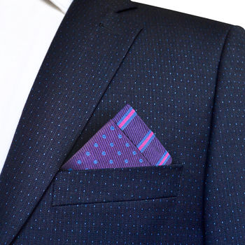 Luxury Colourful And Versatile Men's Silk Pocket Square, 10 of 12
