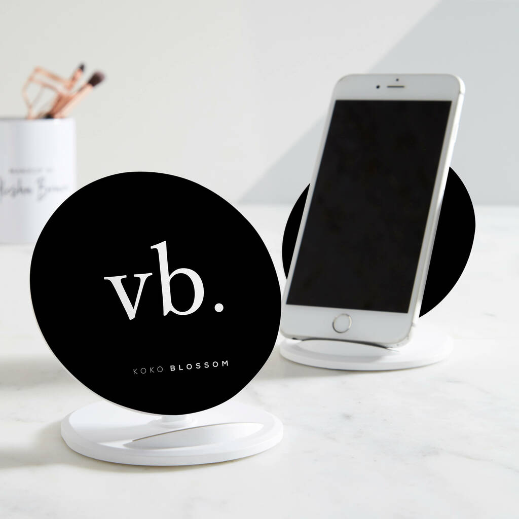 Personalised Monogram Wireless Charger, 1 of 3