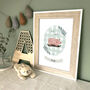 Pig Gingham Farm Print, thumbnail 1 of 4